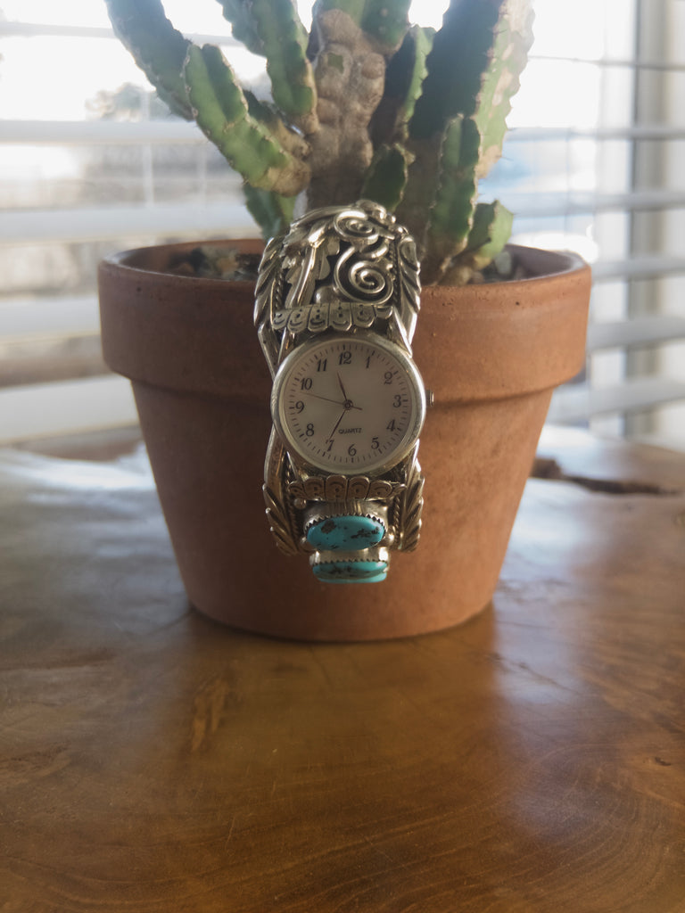 Navajo Turquoise Watch