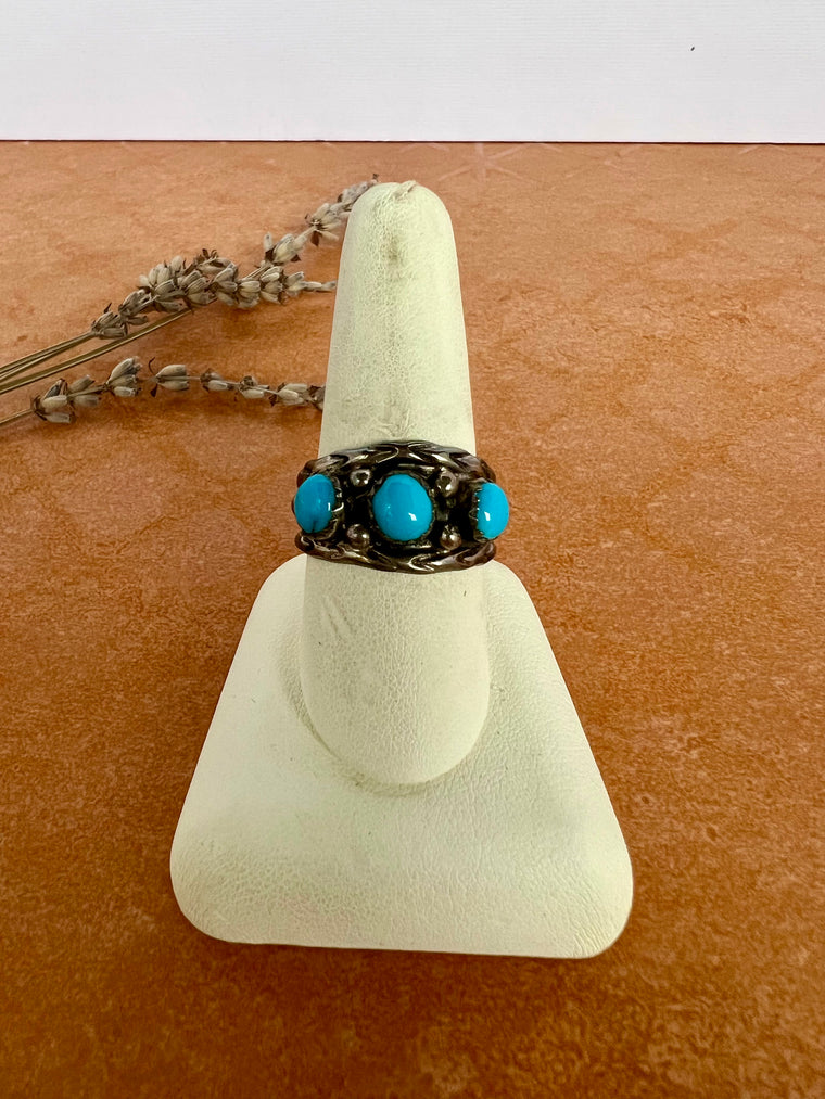 Navajo Turquoise Band | Size 9