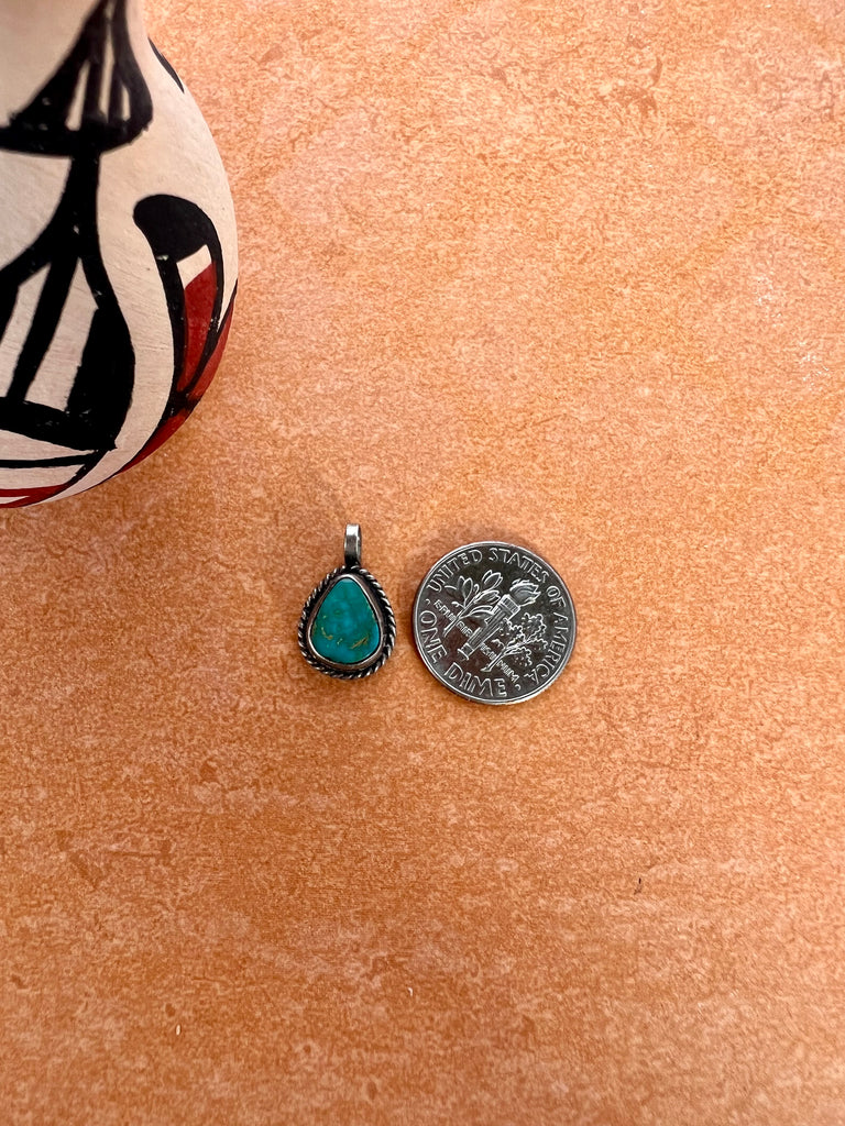 Tiny Turquoise Pendant
