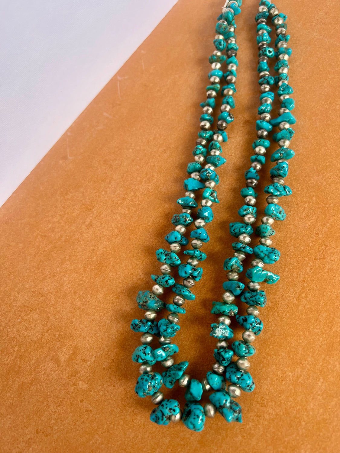 Double Strand Turquoise Necklace